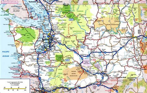 State of Washington Road Map